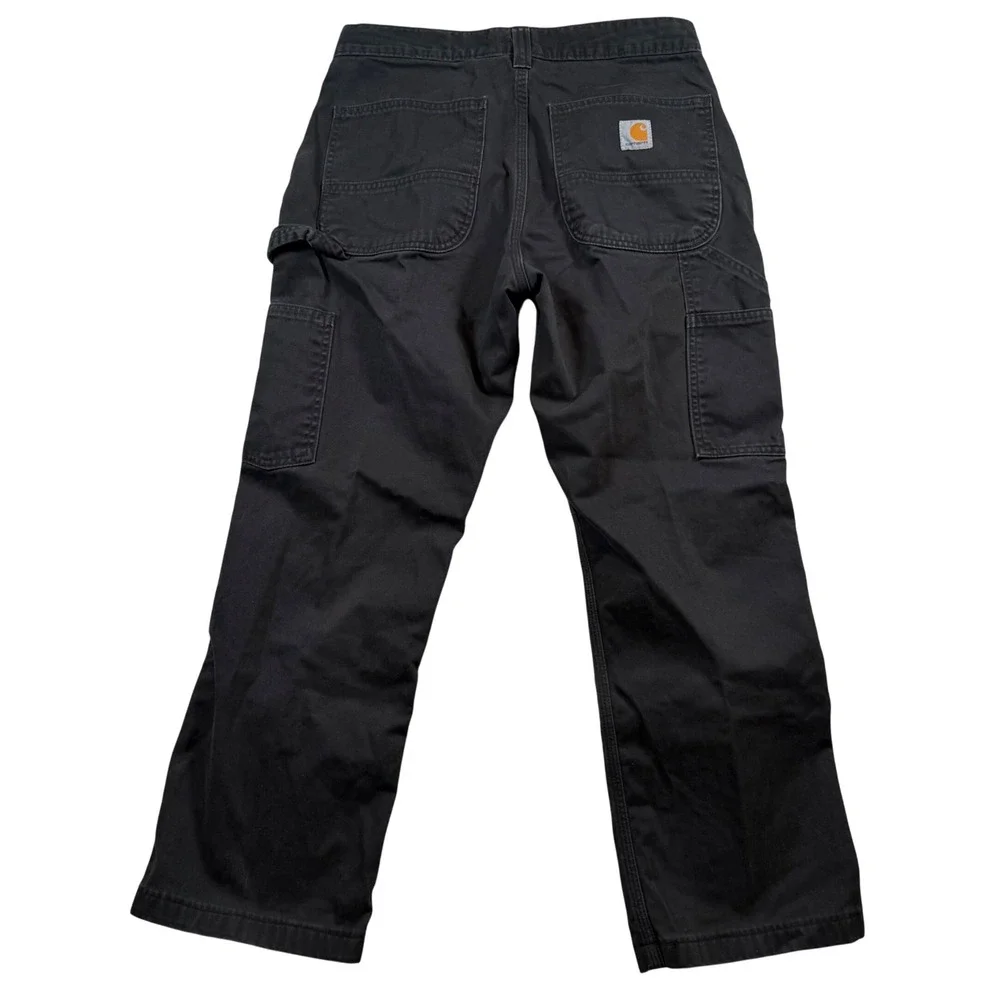 Carhartt Relaxed Fit Twill Utility Work Pant Mens 31x30 Black B324-BLK Carpenter